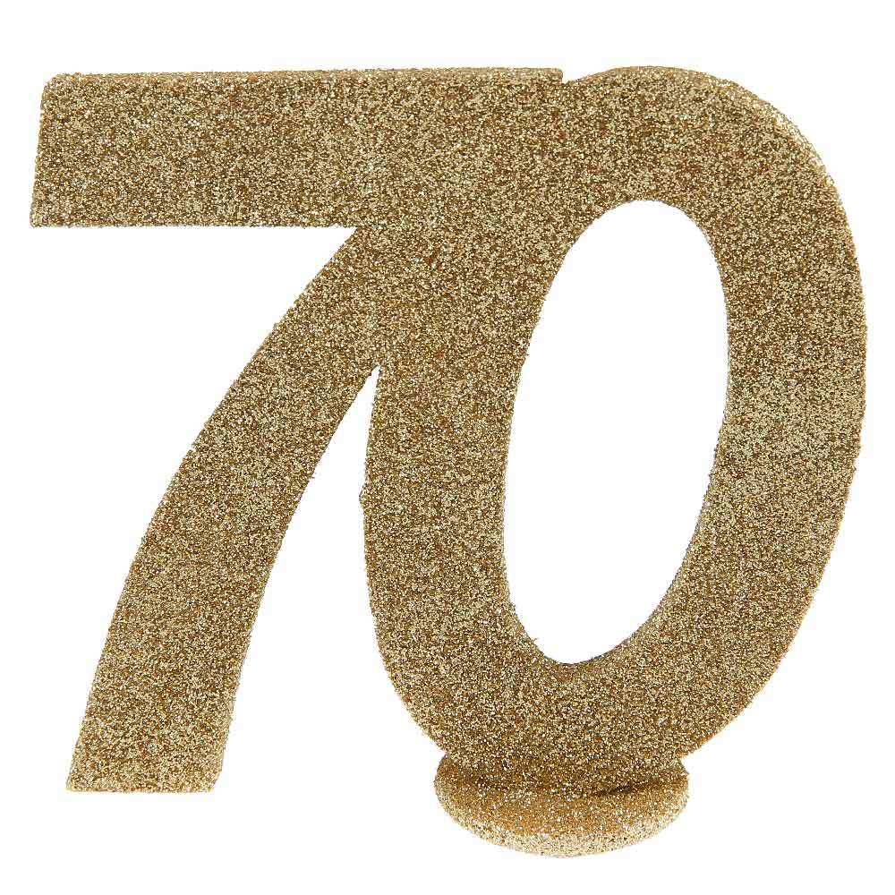 70 Glitter Table Decoration Milestone