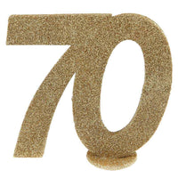 70 Glitter Table Decoration Milestone