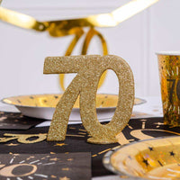 70 Glitter Table Decoration Milestone