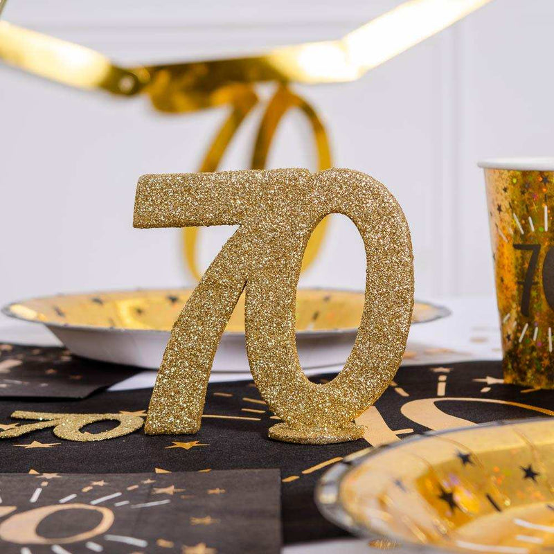70 Glitter Table Decoration Milestone