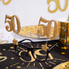 50th Birthday Glitter Sparkle Glasses Milestone