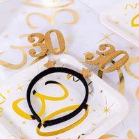 30th Birthday Glitter Sparkle Headband Milestone