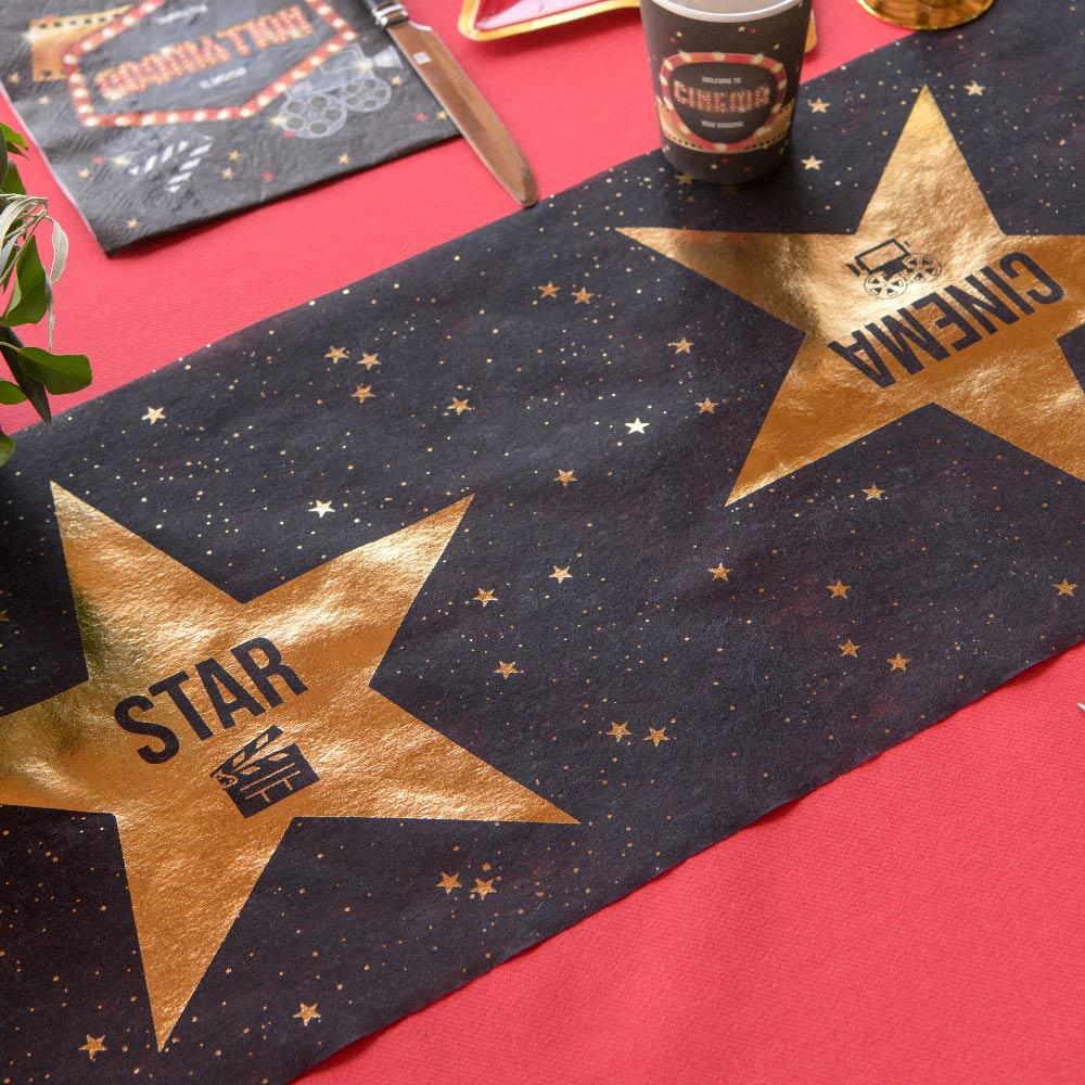 Hollywood Party Table Runner Hollywood