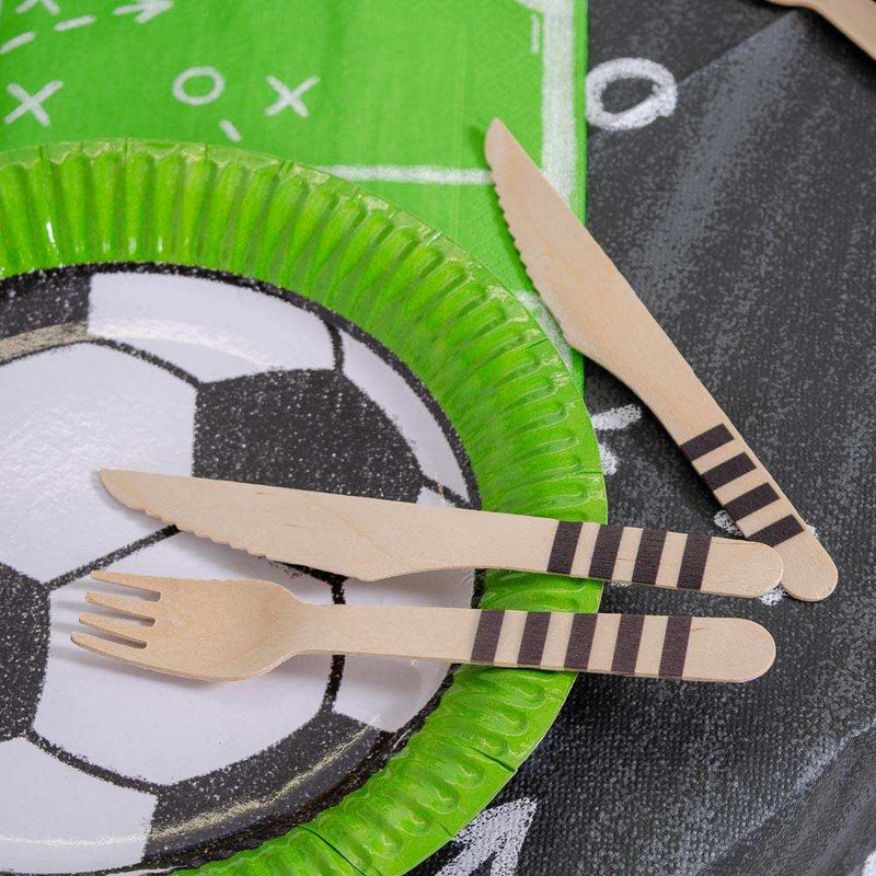 Kicker Party Wooden Cutlery (x8 guests) Kids Party