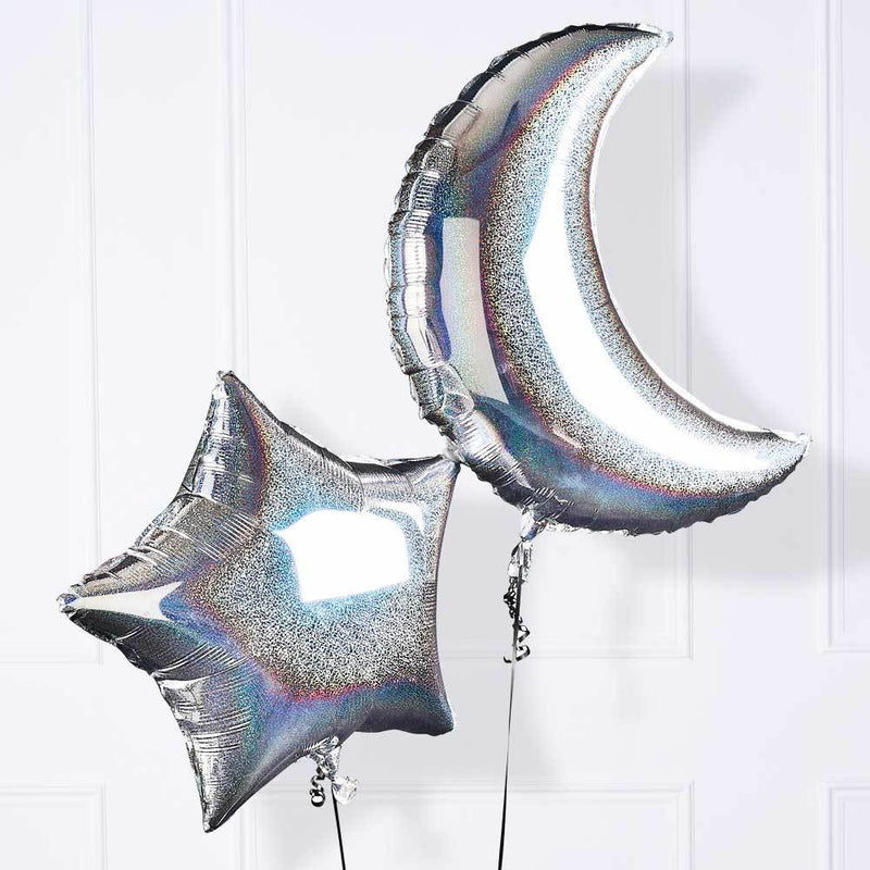 Star & Moon Balloons (x2)