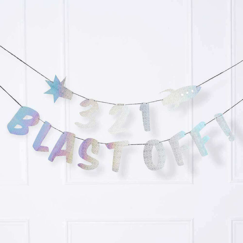 Blast off Party Banner (2m) Kids Party
