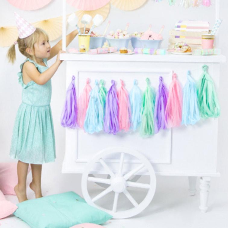 Pastel Tassel Garland