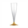 Reusable Flutes Gold (x6) Party Pieces