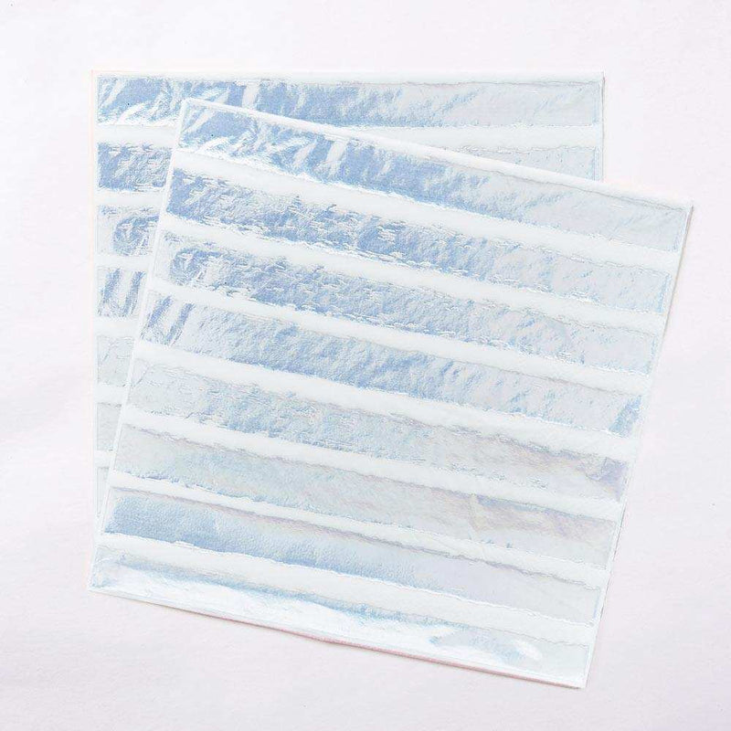 Iridescent Striped Napkins (x20) General Party