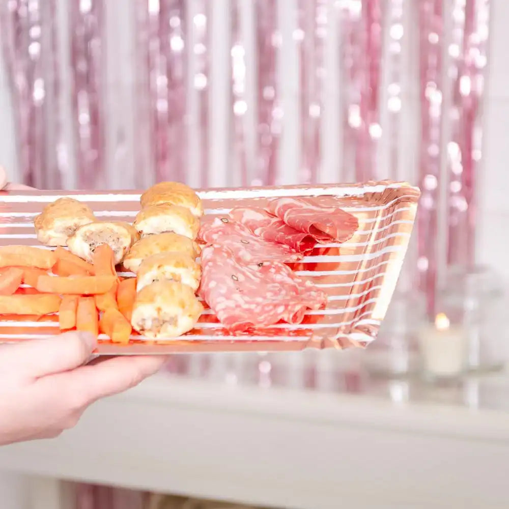 Rose Gold Paper Trays (x4) General Party
