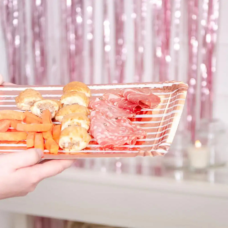 Rose Gold Paper Trays (x4) General Party
