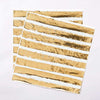 Gold Striped Napkins (x16) General Party