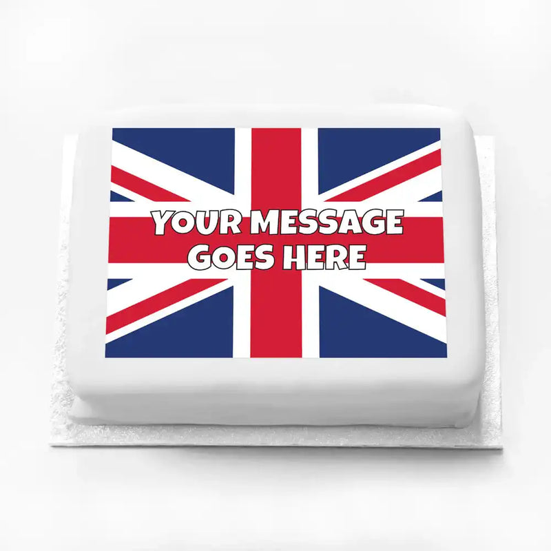 Personalised Photo Cake - Great Britain No Personalised Cake
