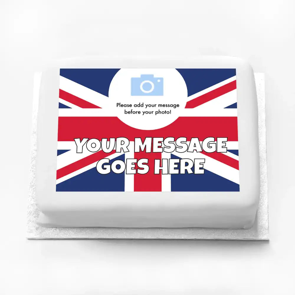 Personalised Photo Cake - Great Britain Yes Personalised Cake