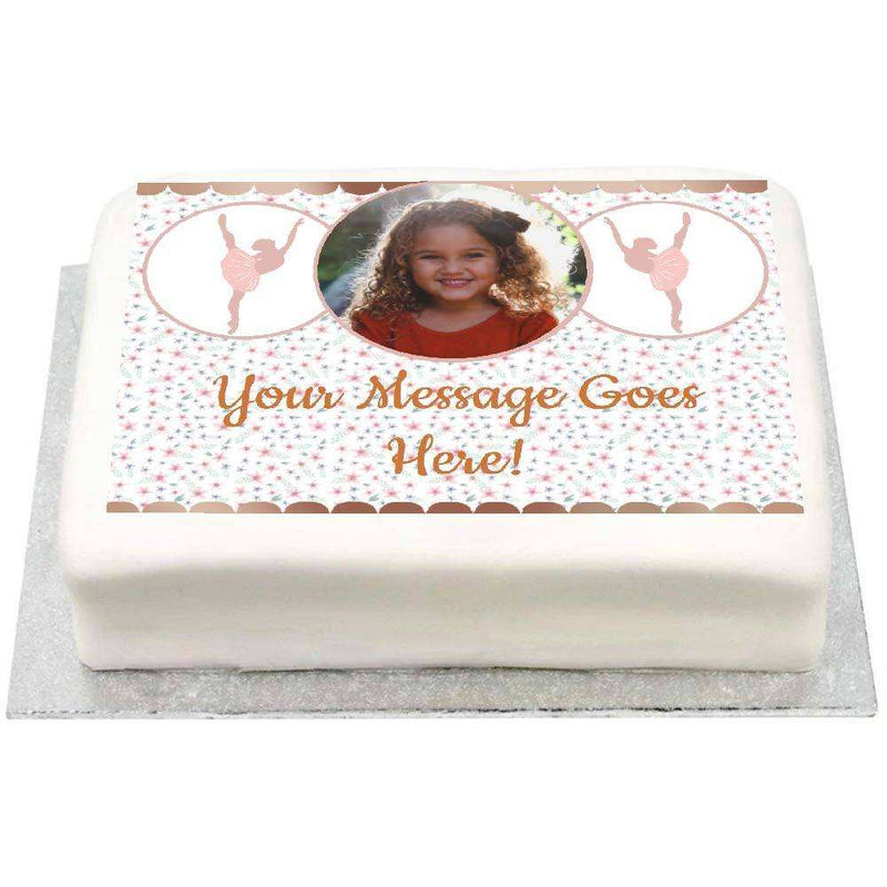 Personalised Photo Cake - Ballet Personalised Cake