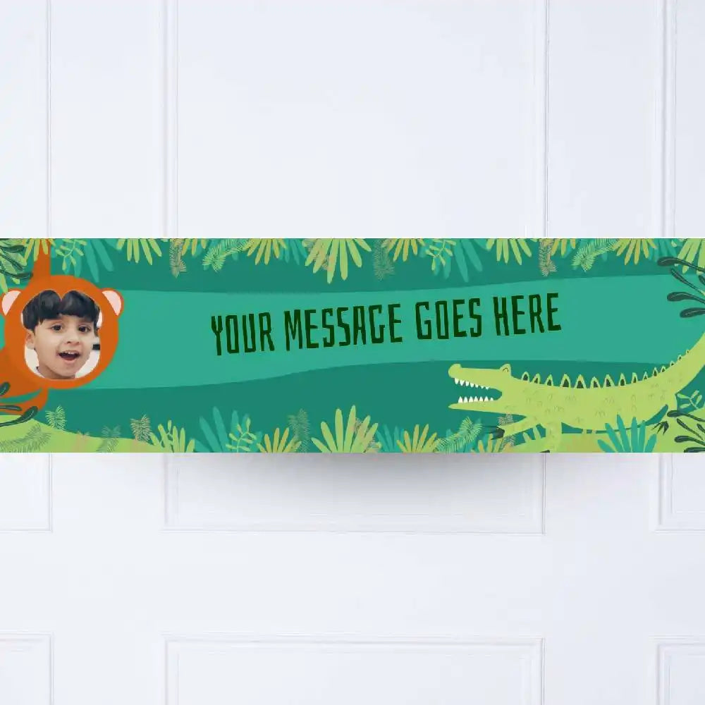 Snappy Birthday Personalised Party Banner Yes Personalised Banner