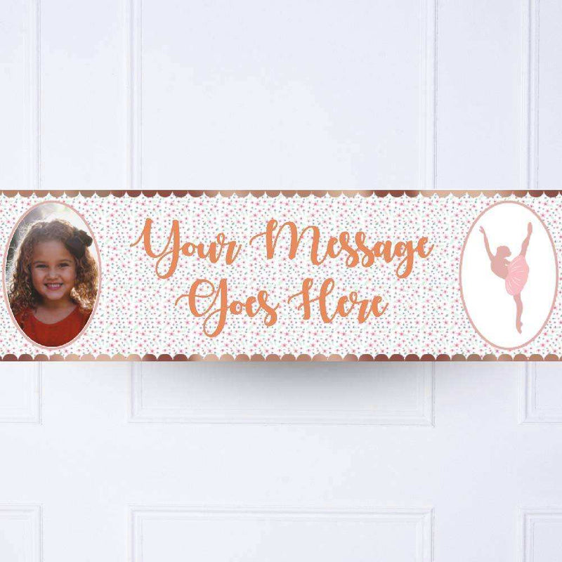 Ballet Personalised Party Banner Yes Personalised Banner