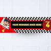 Party Racer Personalised Party Banner Yes Personalised Banner