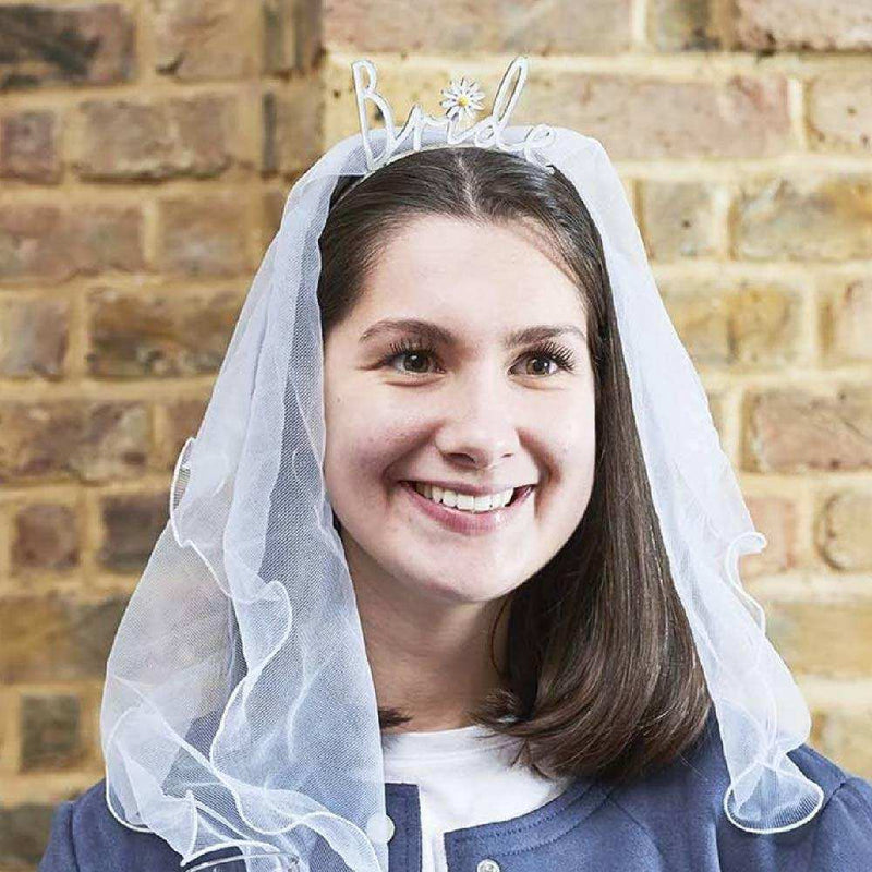 Bride Veil Headband Hen Party