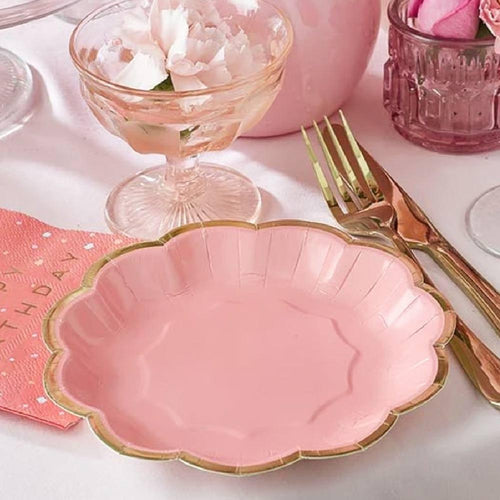 Rose Paper Party Plates (x12) Everyday