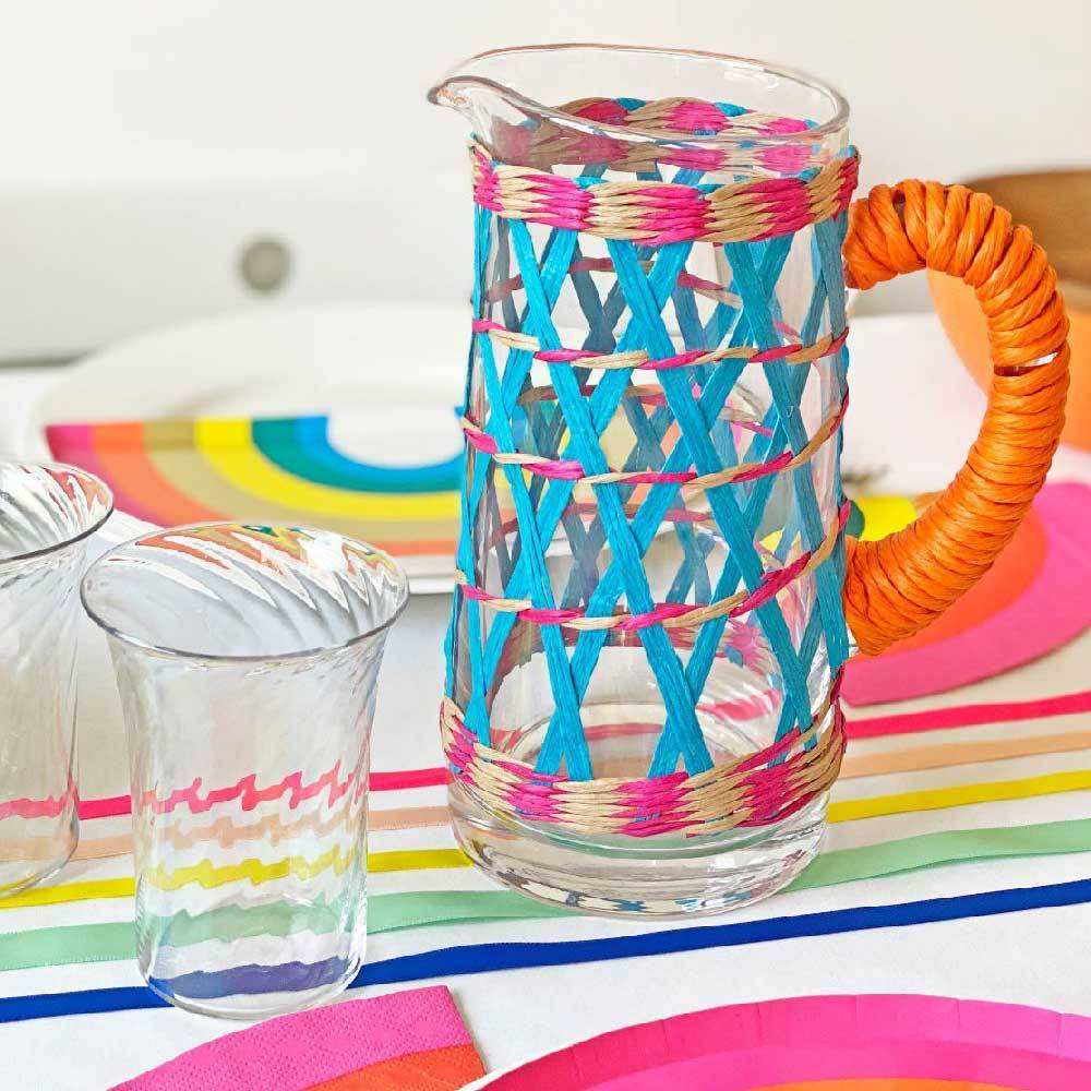 Boho Spice Glass Pitcher Summer