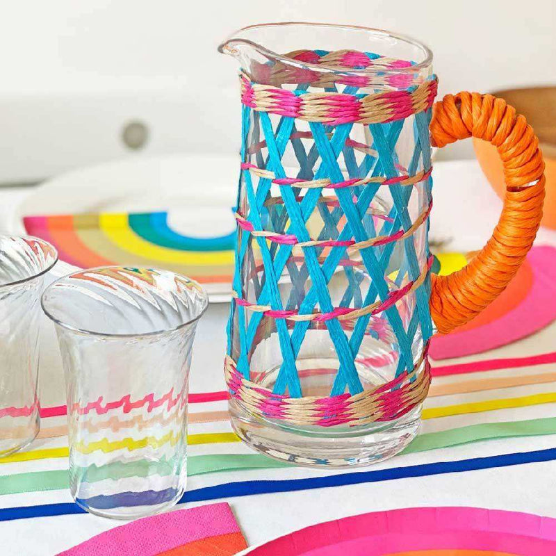 Boho Spice Glass Pitcher Summer