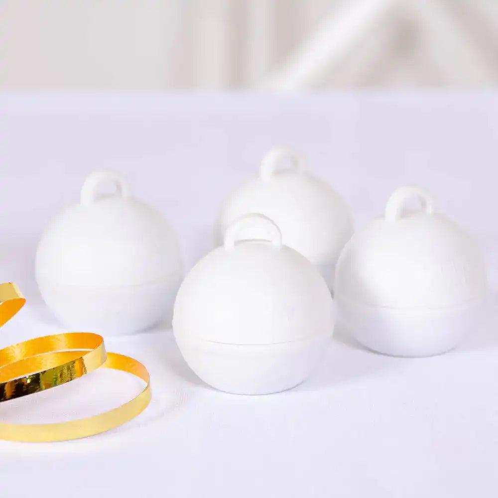 Bubble Balloon Weight White (x4) General Party