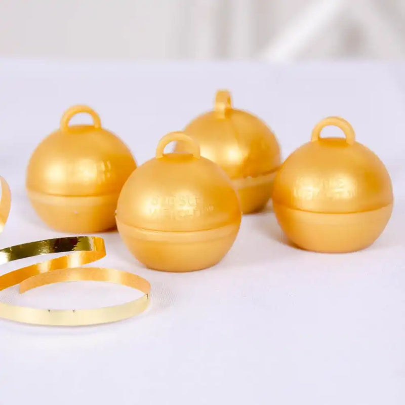 Bubble Balloon Weight Gold (x4) General Party