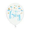 'It's a Boy' Latex Balloons (x6) Baby Shower