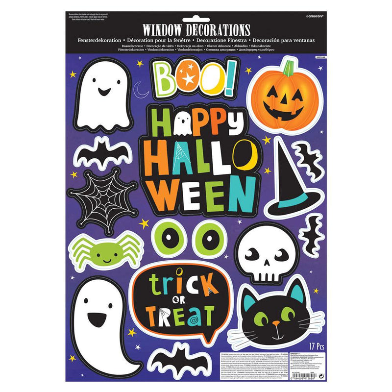 Halloween Window Stickers (x16)