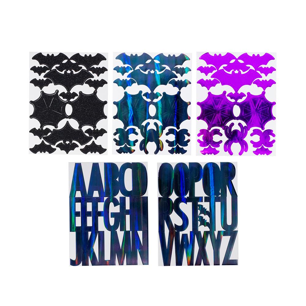 Pumpkin Decorating Sticker Kit Halloween 2023