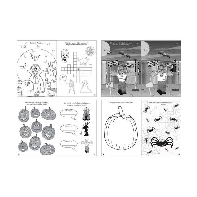 Halloween Puzzle Book (x6) Halloween 2024
