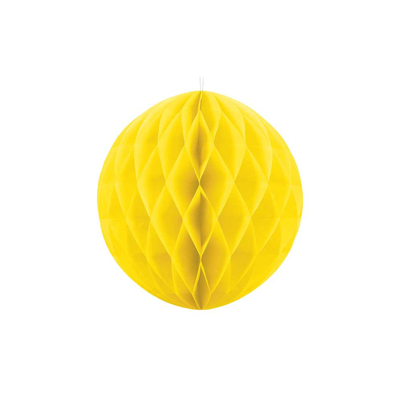 Honeycomb Paper Ball - Yellow