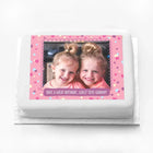 Personalised Photo Cake - Hearts & Stars