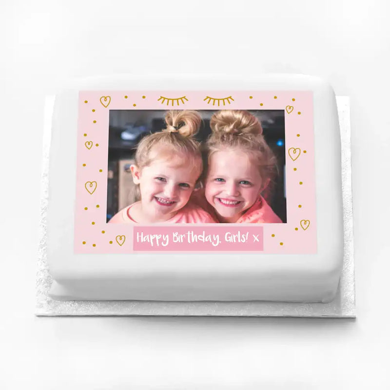 Personalised Photo Cake - Pamper Party Personalised Cake