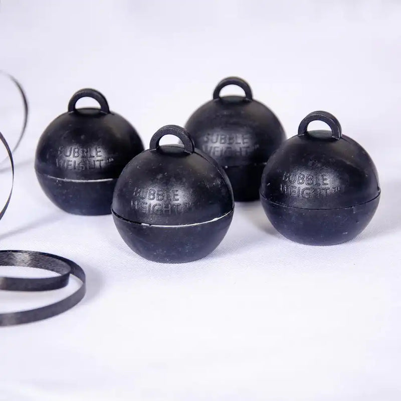 Bubble Balloon Weight Black (x4) General Party