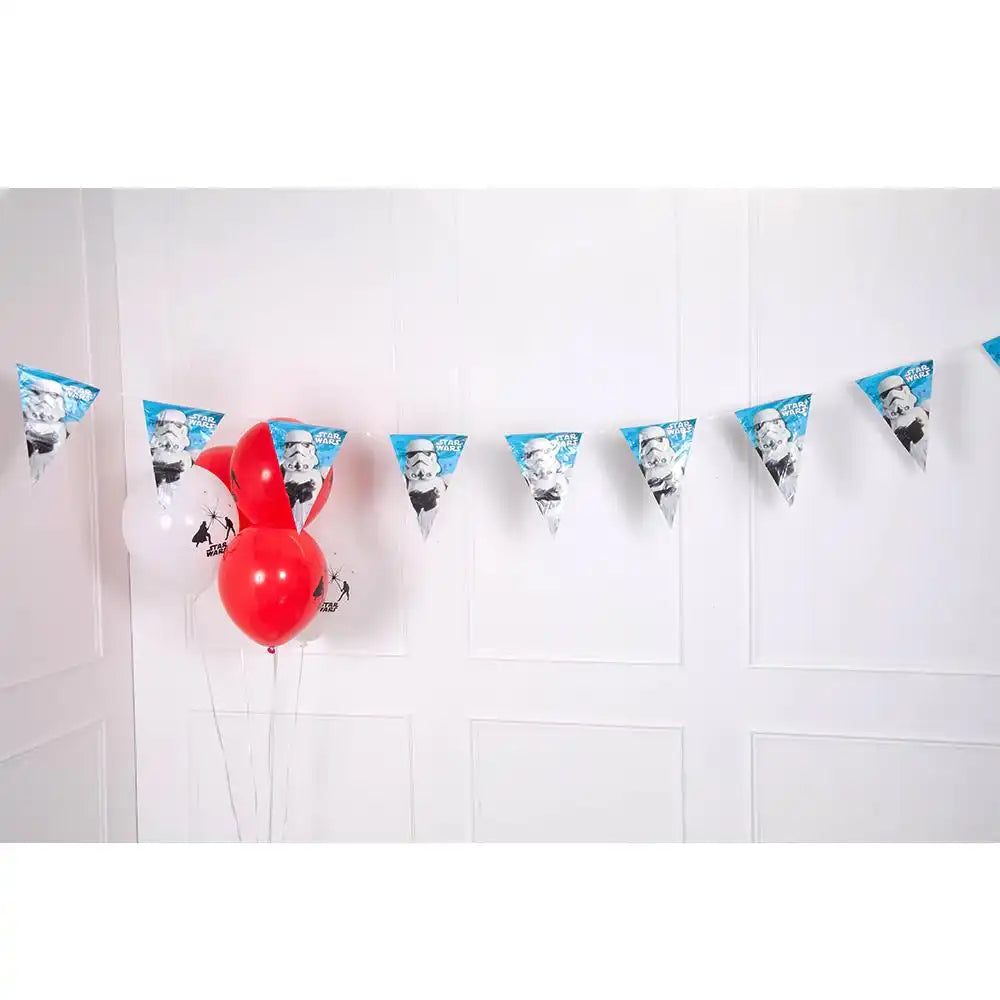 Star Wars Party Triangle Flag Banner Kids Party