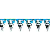 Star Wars Party Triangle Flag Banner Kids Party