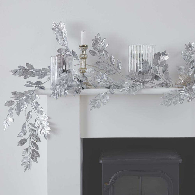 Silver Foliage Christmas Garland Christmas 2024