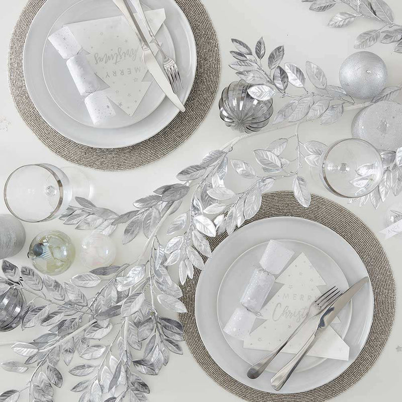 Silver Foliage Christmas Garland Christmas 2024