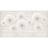 Decorative Rosettes White (x3) General Party