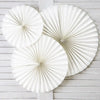 Decorative Rosettes White (x3) General Party