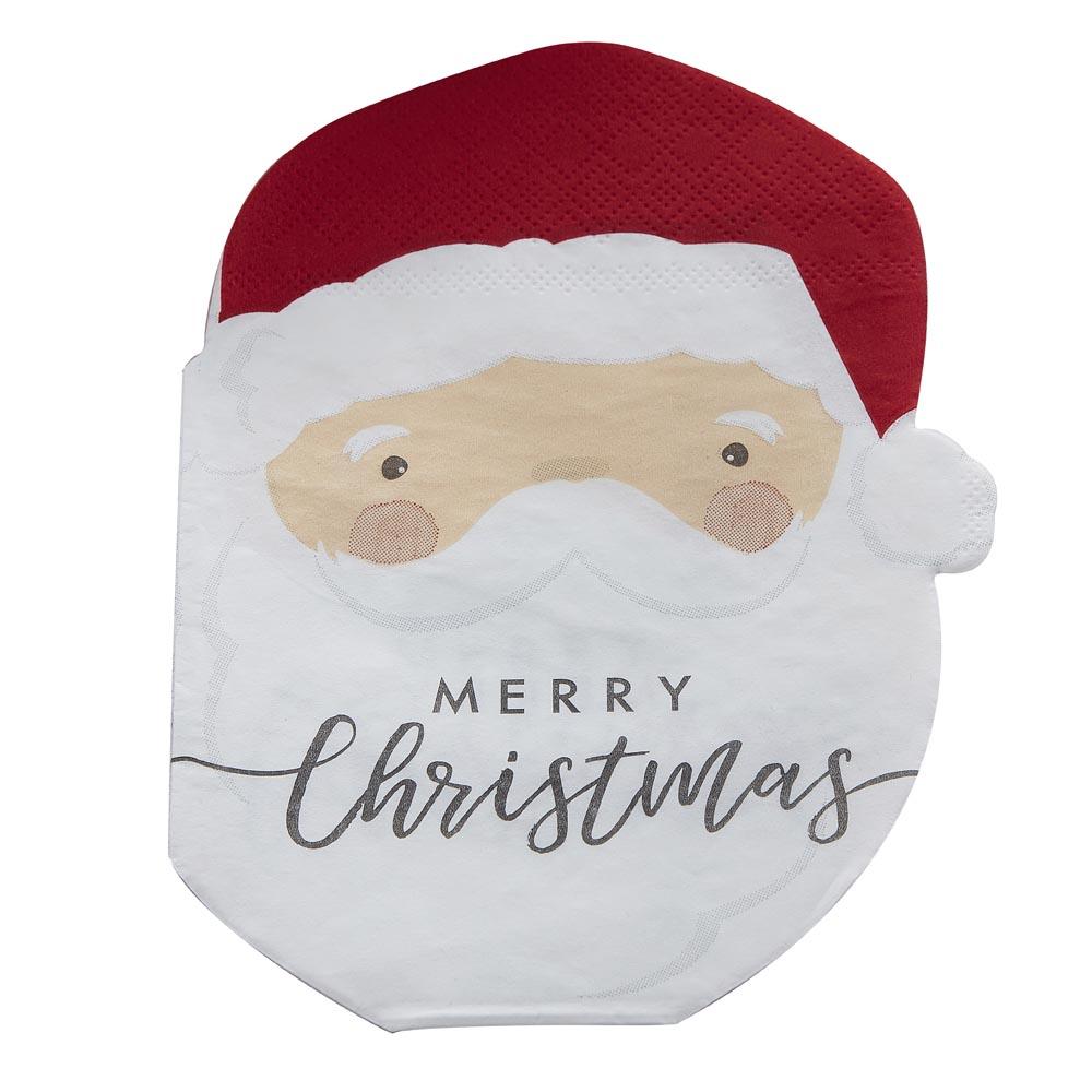 Silly Santa Paper Napkins (x16) Christmas 2024