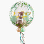 Personalised Bubble Balloon in a Box - Rose Garden