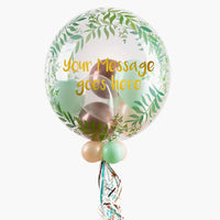Personalised Bubble Balloon in a Box - Rose Garden Personalised Balloons