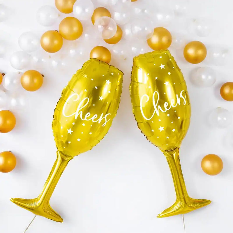 Supershape Glass Foil Balloon Christmas 2024
