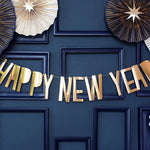 Happy New Year Banner - Gold