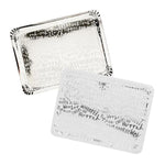 Silver Celebrate Paper Trays (x4)