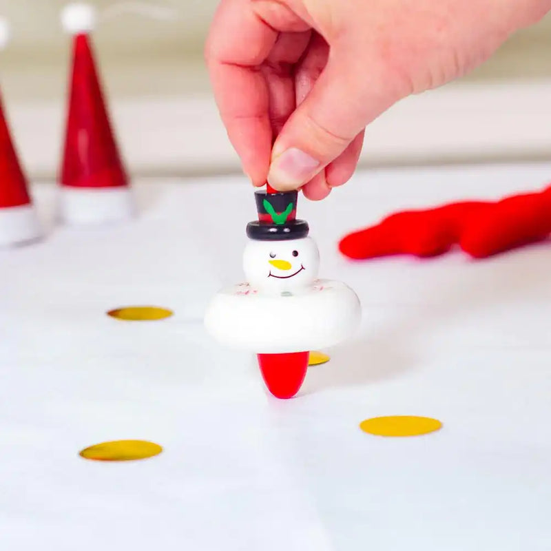 Wooden Christmas Spin Top Christmas 2024