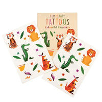 Colourful Creatures Temporary Tattoos Kids Party